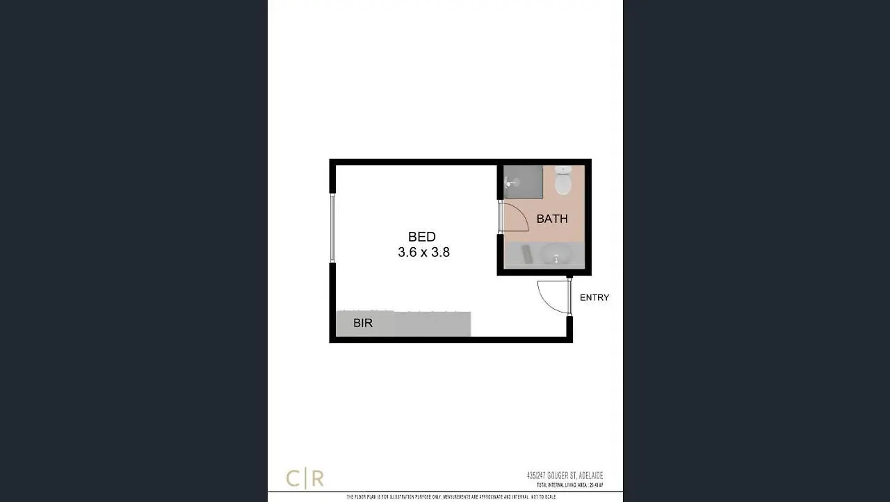 435/247 Gouger St. Ex Hotel Room In The City 阿德莱德 公寓